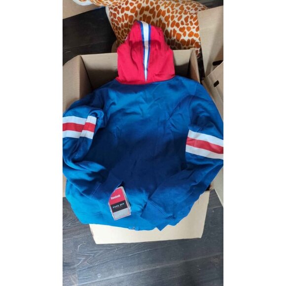 NHL Rangers Hoodie New with Tags Large Boys size 14/16 Rebook "Face Off" Collect - Picture 4 of 4
